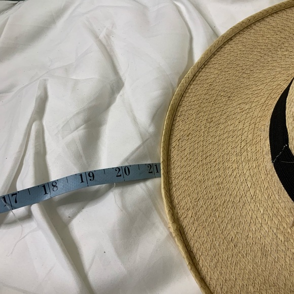 La Giralda Palm Hats Factory Boater Hat Black Band - Picture 4 of 8